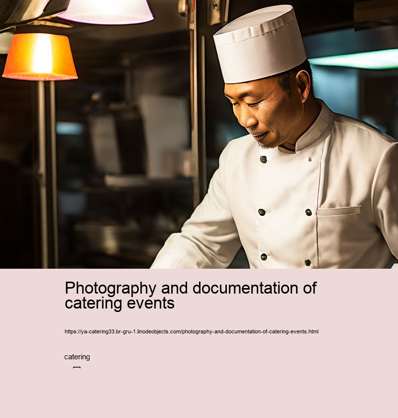 Photography and documentation of catering events